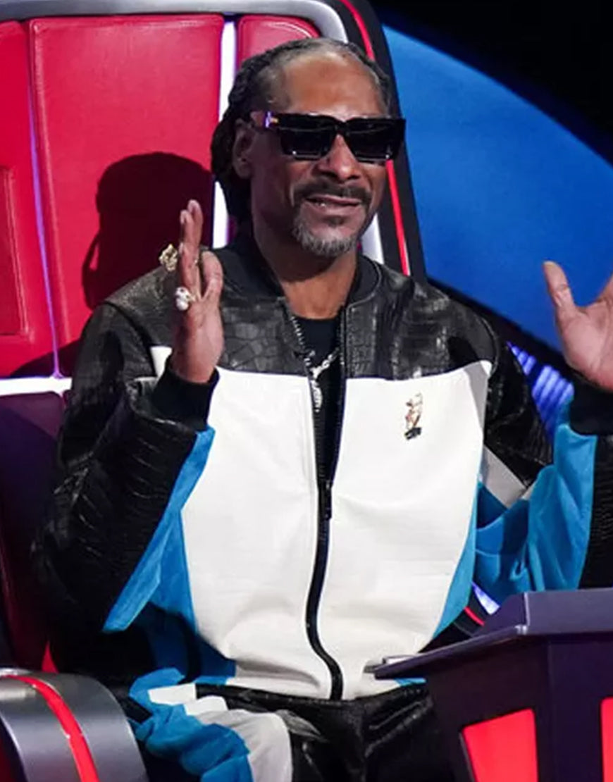 TheVoiceS26SnoopDoggColorblockLeatherTracksuits