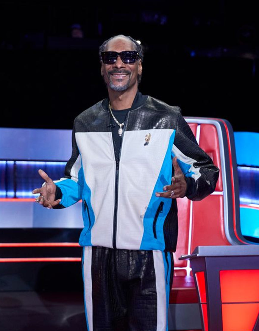 TheVoiceS26SnoopDoggLeatherTracksuit
