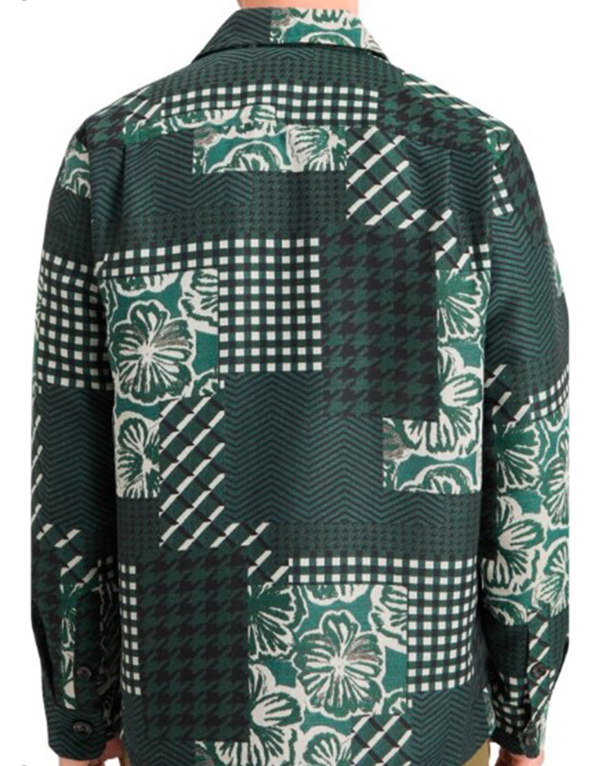 The Voice S27 Ethan Eckenroad Patchwork Shacket