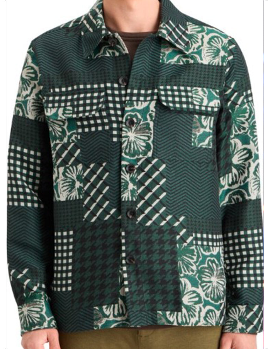 The Voice S27 Ethan Eckenroad Patchwork Shacket