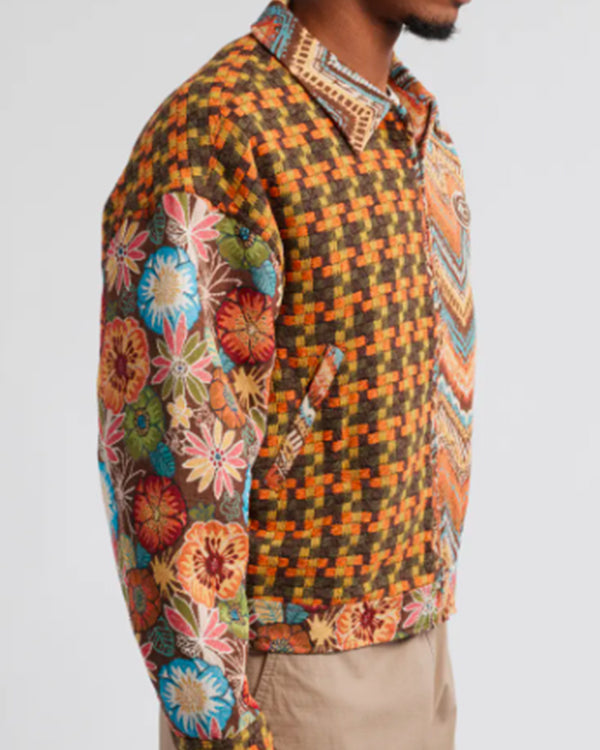 TheVoiceSeason26AdamBohananOrangeMixPrintPatchworkJacket