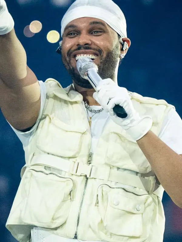 The Weeknd After Hours Til Dawn Tour White Vest