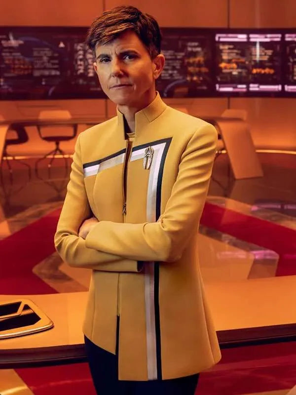 Dallas Jackets - Star Trek Starfleet Academy Tig Notaro Yellow Jacket