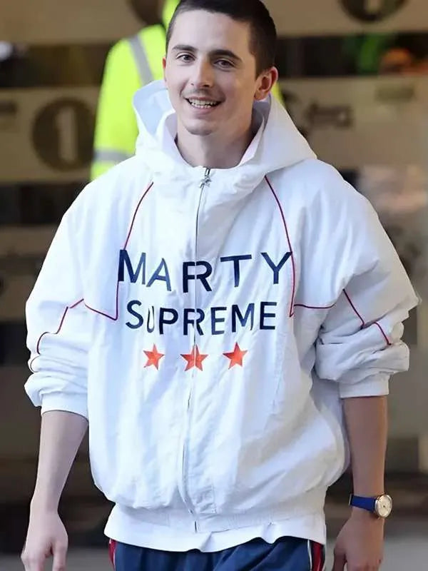 Dallas Jackets - Timothee Chalamet Marty Supreme White Jacket