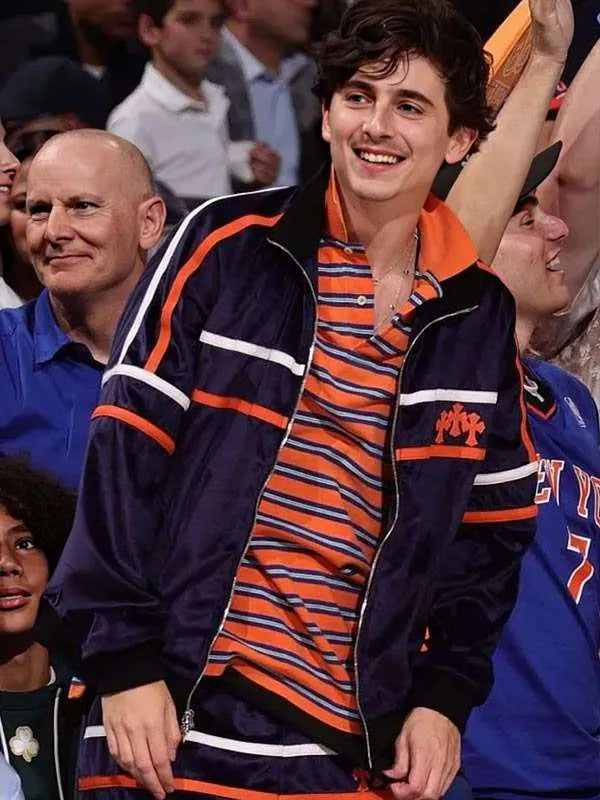 Dallas Jackets - Timothee Chalamet New York Knicks Track Jacket