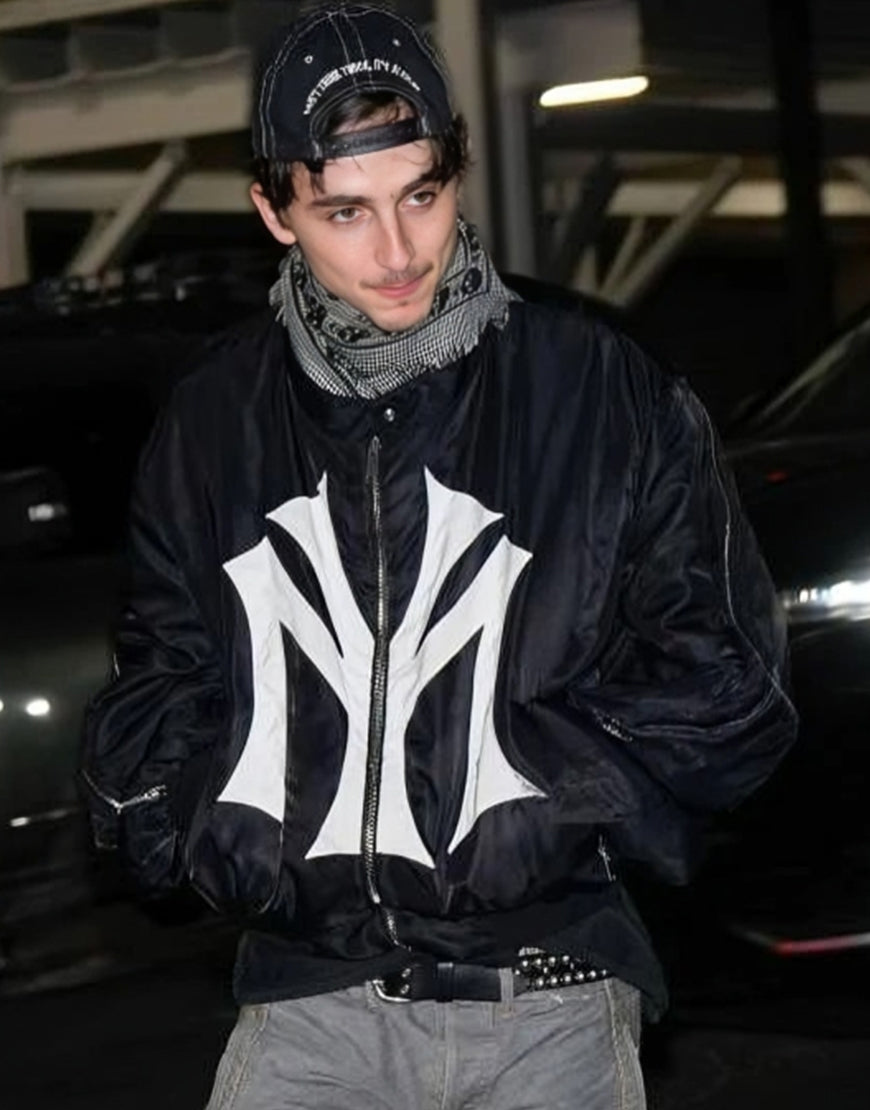 Timothée Chalamet SNL Afterparty Black Jacket