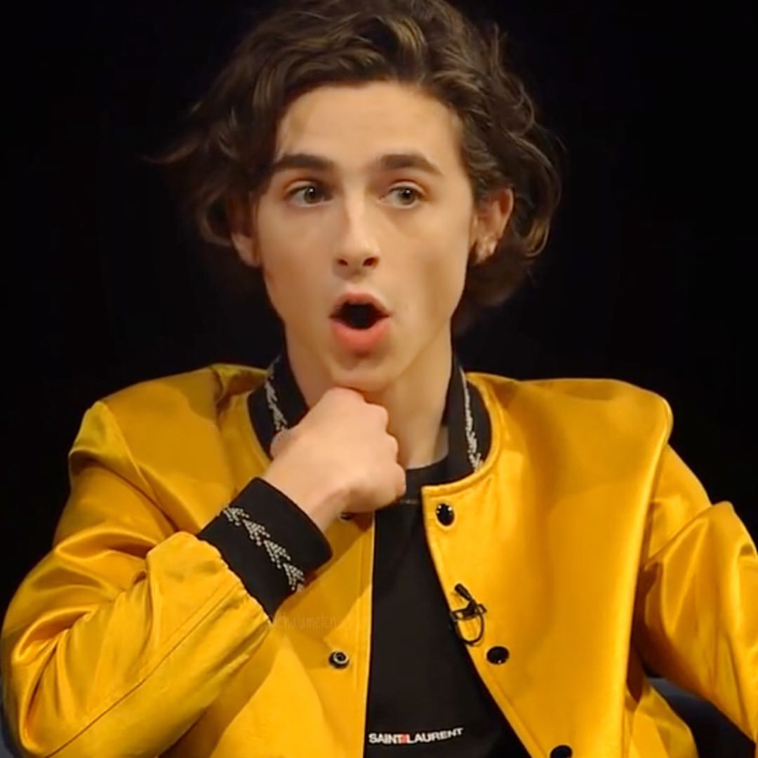Timothée Chalamet The One Time He Wore That Yellow Jacket
