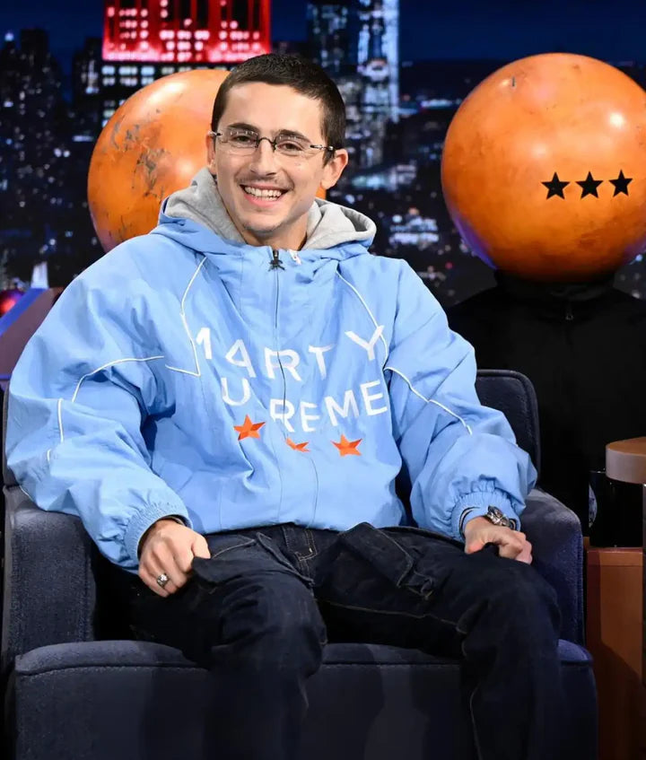 Dallas Jackets - Timothée Chalamet Marty Supreme Blue Jacket