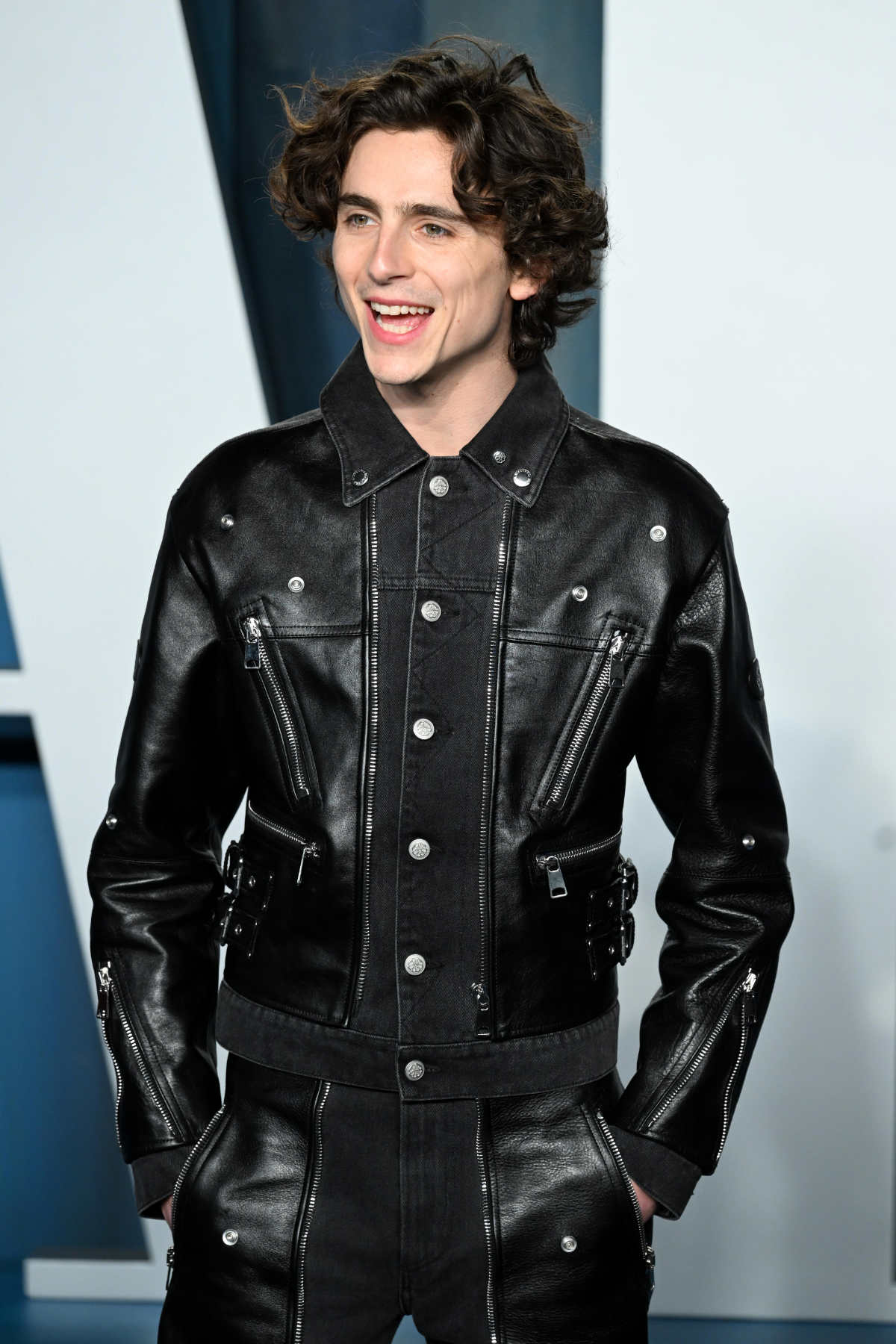Timothée Chalamet Vanity Fair Oscar Party Black Jacket