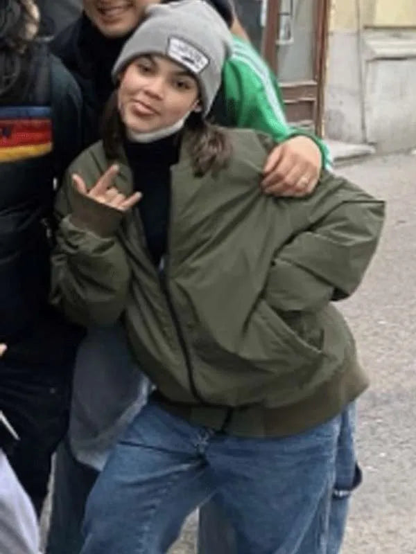 Ariana Greenblatt Borderlands Green Jacket