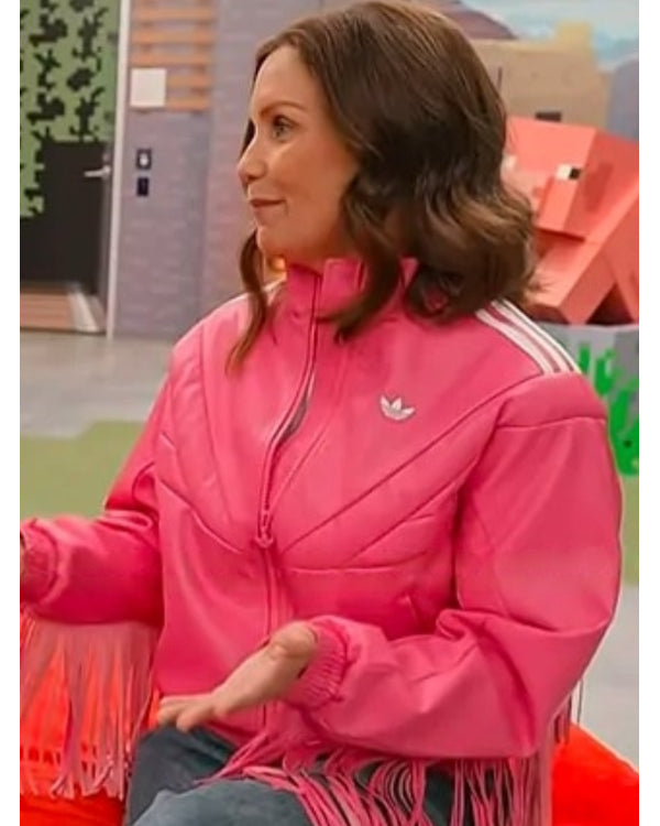 Today Kayleen Walters’ Pink Leather Jacket