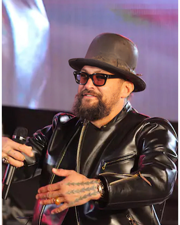 TokyoComicCon2024JasonMomoaBlackLeatherJackets
