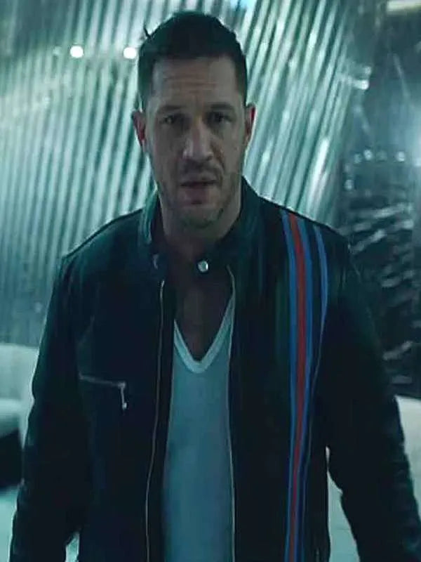 Venom 2 Eddie Brock Black Leather Jacket