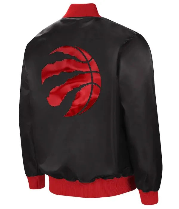 Toronto Raptors Starter Bomber Black Jacket