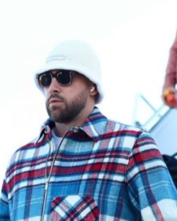 Chiefs Game Travis Kelce Flannel Shirt