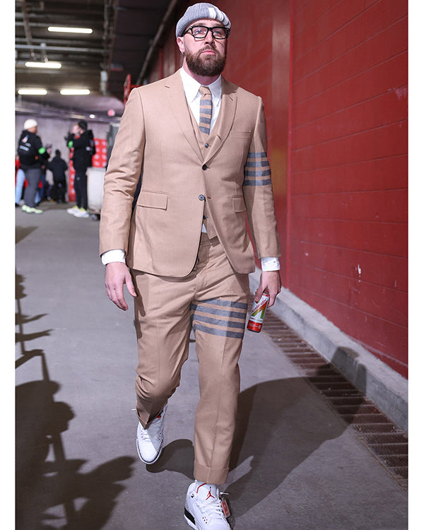 Travis Kelce AFC Championship Suit