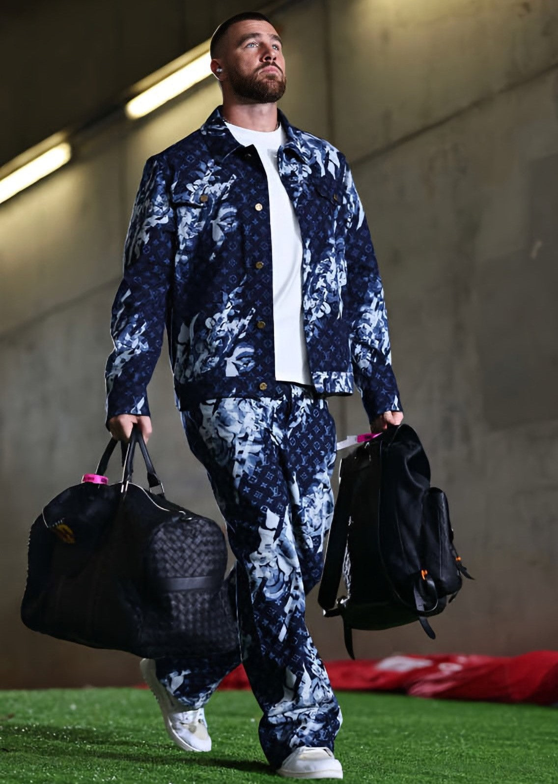 Travis Kelce Louis Vuitton Suit