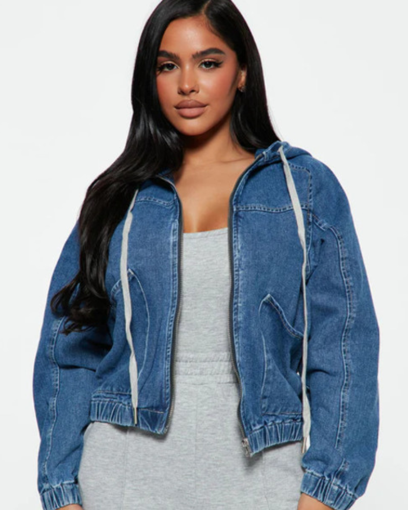 Tv-seriesResurrectedRides2024LaceyBlairHoodedDenimJacket