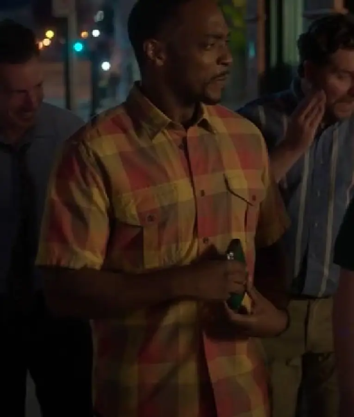 Twisted Metal Anthony Mackie Plaid Shirt
