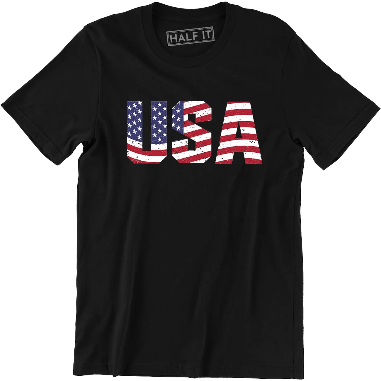 USA Flag 4th of July Independence Day American Flag Men's Tee Shirt