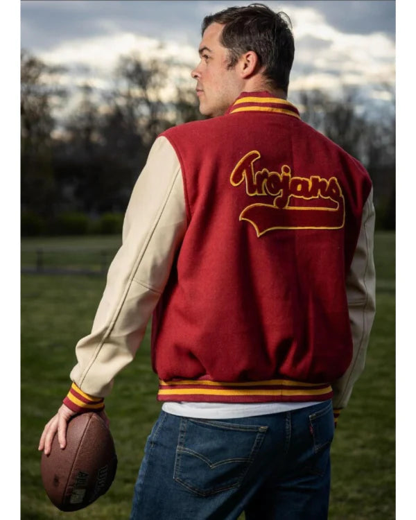 USC Trojans Cardinal Varsity Jacket