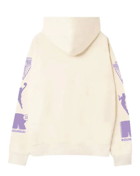 Dallas Jackets - Unisex Golden State Valkyries Cream Pullover Hoodie