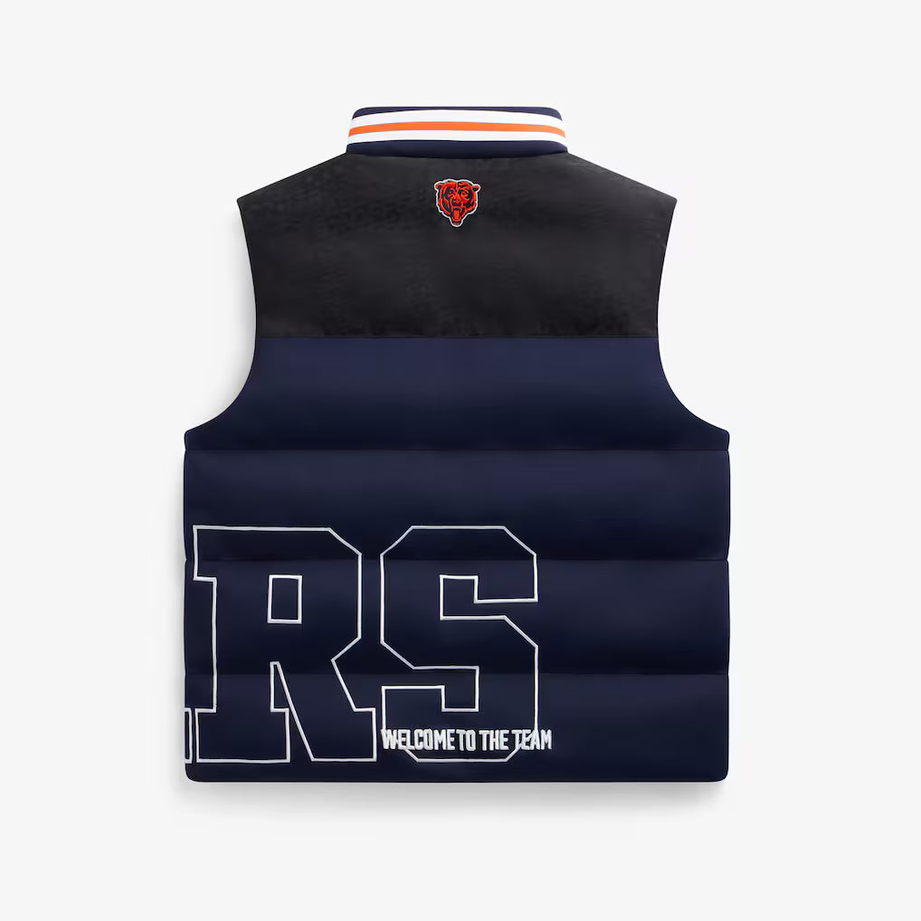 Unisex Navy Chicago Bears Team Puffer Vest