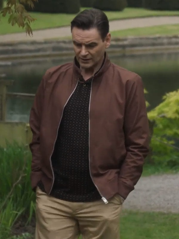 Vera S14 Theo Patterdale Brown Bomber Jacket