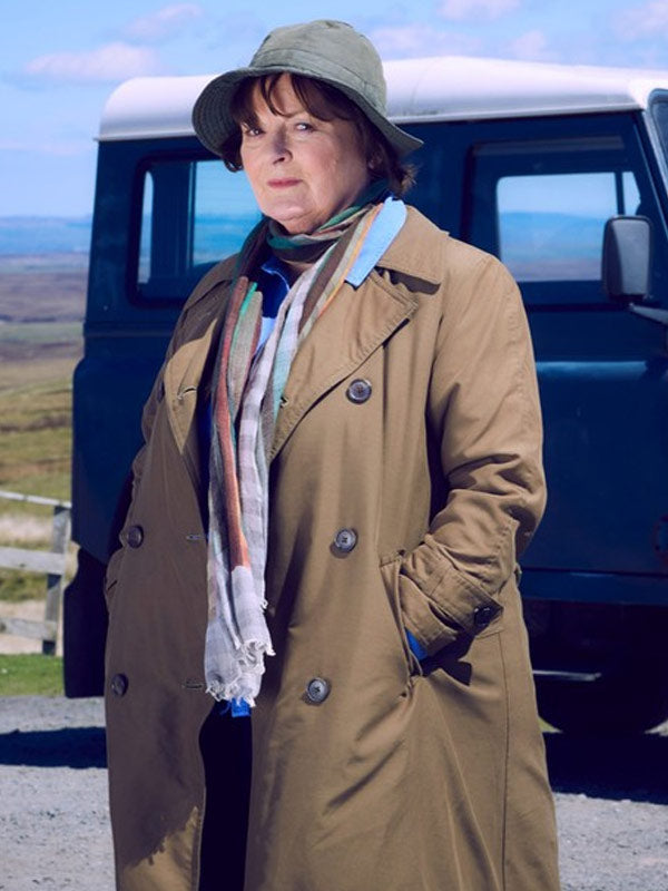 Vera Stanhope TV Series Vera Brown Trench Coat