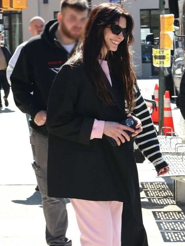 Anne Hathaway Verity 2026 Black Blazer