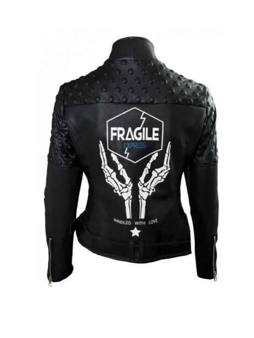 Death Stranding Fragile Black Leather Jacket