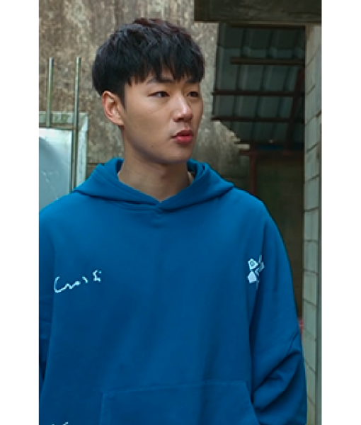 WEAK HERO CLASS 2 Go Hyun-tak Blue Hoodie Sweatshirt