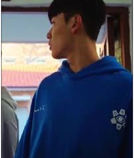 WEAK HERO CLASS 2 Go Hyun-tak Blue Hoodie Sweatshirt