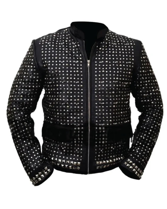 WWE Chris Jericho Sparkle Light Up Leather Jacket
