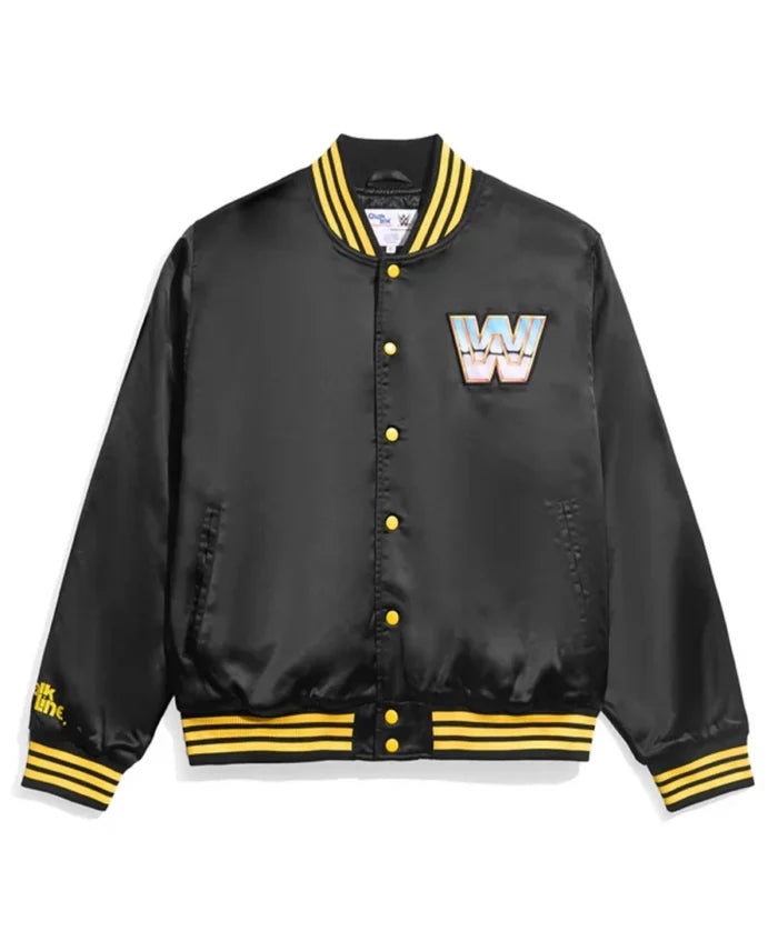 WWE Vintage Quilted Satin Jacket