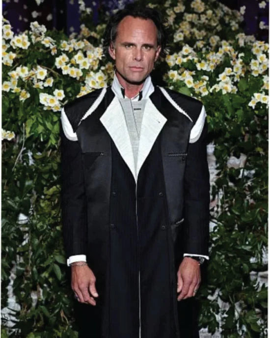 Dallas Jackets - Walton Goggins Met Gala 2025 Black Long Coat