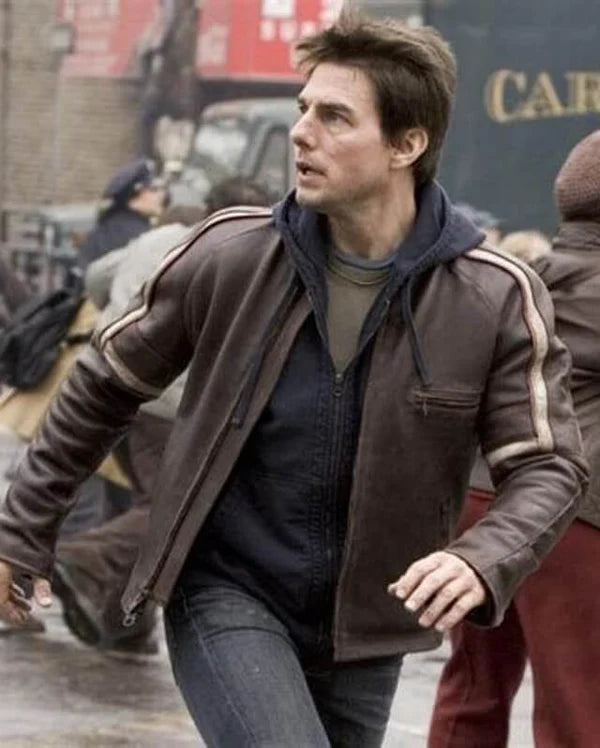 War of the Worlds Tom Cruise Leather Jacket