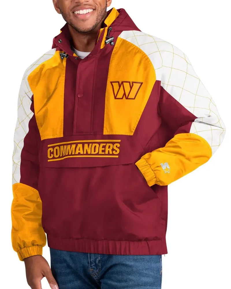 Washington Commanders Body Check Hooded Jacket