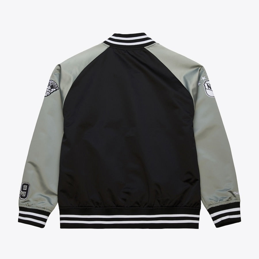 Wayne Gretzky Black Los Angeles Kings Satin Jacket