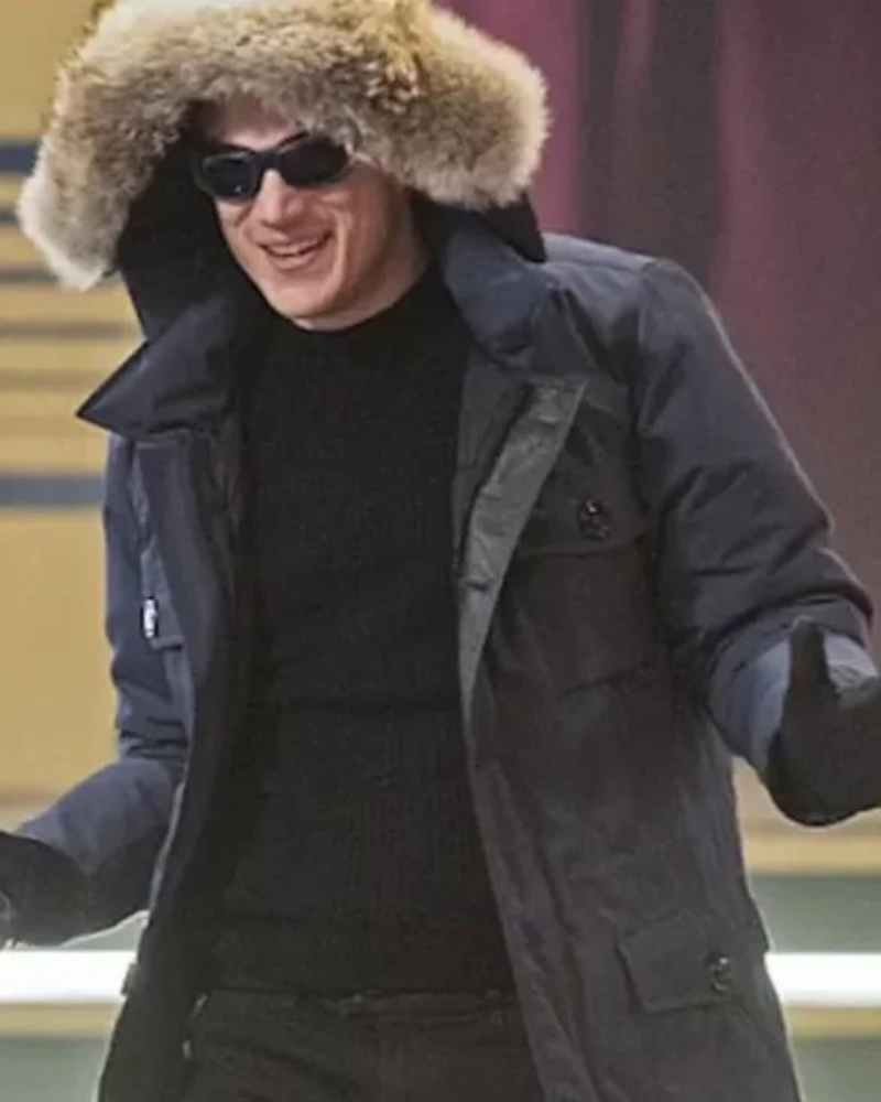 The Flash Captain Cold Blue Hooded Coat