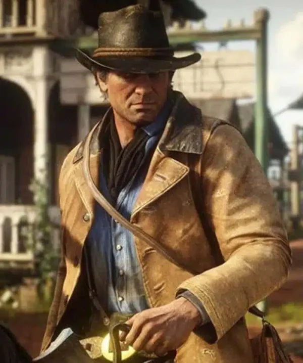 Wes Bentley Yellowstone Jamie Dutton Brown Leather Jacket