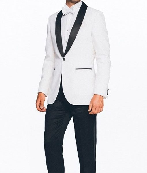 Mens Black And White Tuxedo