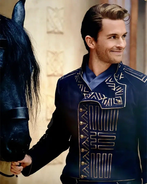 Wicked 2024 Jonathan Bailey Blue Jacket