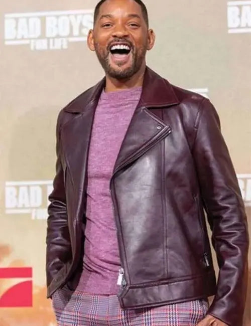 Will Smith Bad Boys For Life Premiere Maroon Jacket