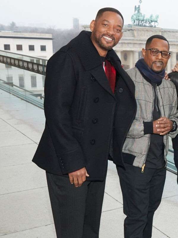 Bad Boys For Life Event Will Smith Black Pea Coat