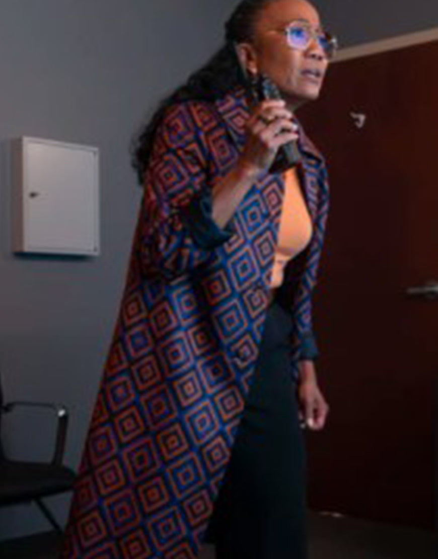 Will Trent S03 Sonja Sohn Printed Coat