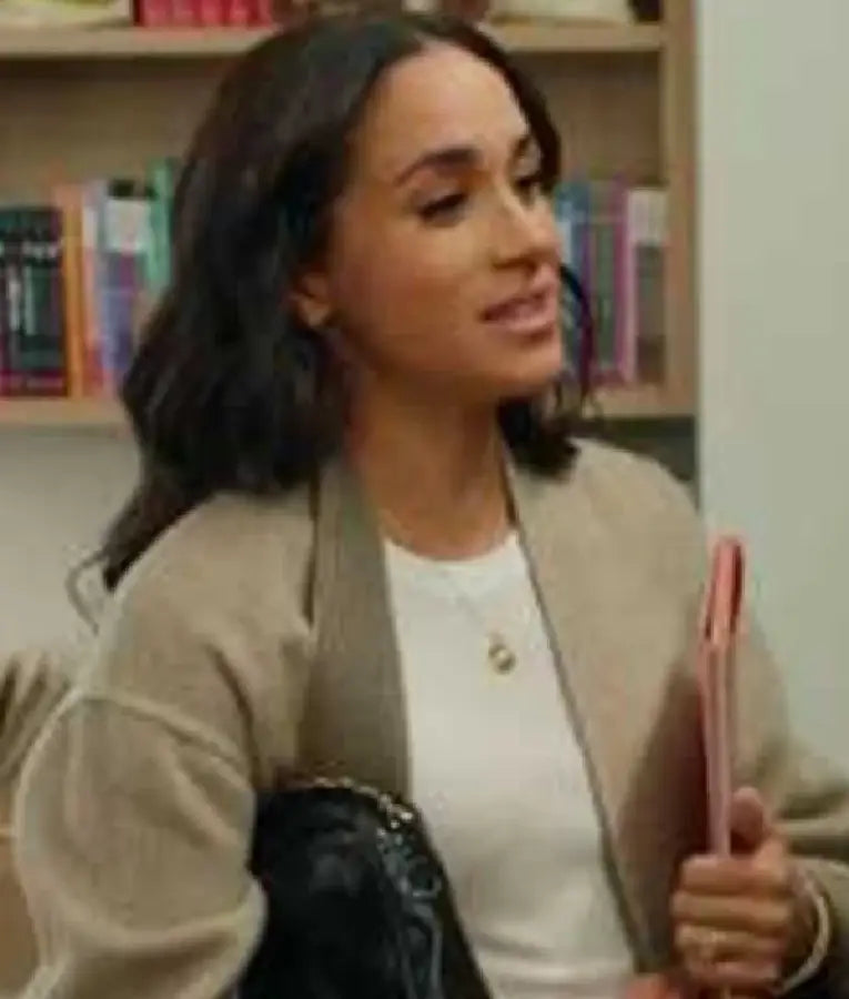With Love Meghan S02 Meghan Markle Belted Wrap Coat