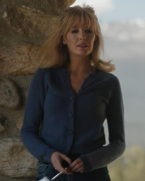 Yellowstone Beth Dutton Blue Sweater