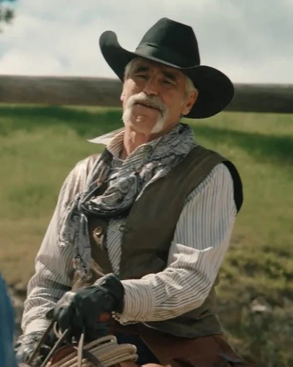 Yellowstone Lloyd Pierce Leather Vest S05