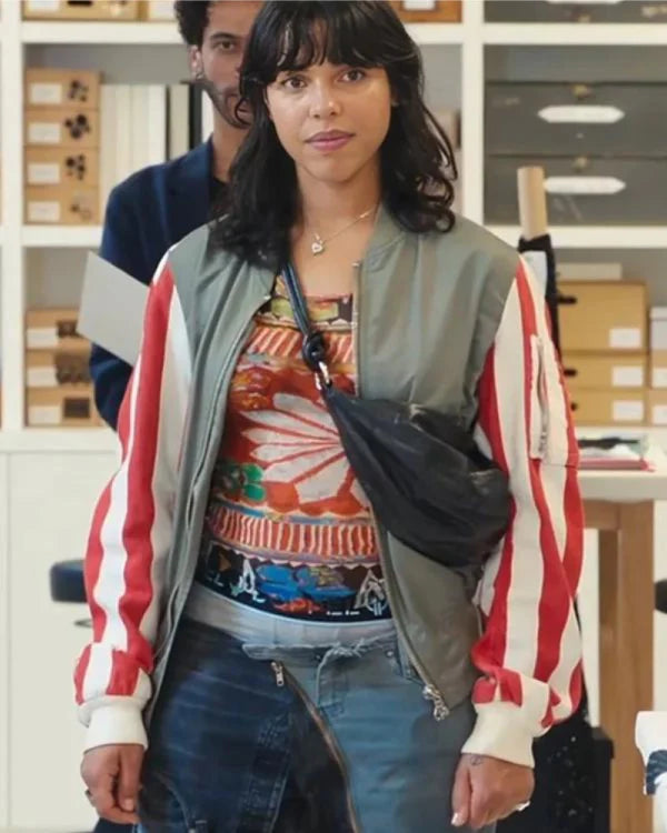 Zita Hanrot La Maison S01 Bomber Jacket